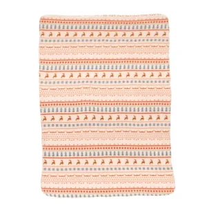 Cosy Blanket with Nordic Winter Pattern